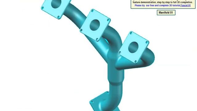 AutoCAD 2014 3D Tutorials, Project oriented, Step by step Preview Manifold 01 смотреть онлайн