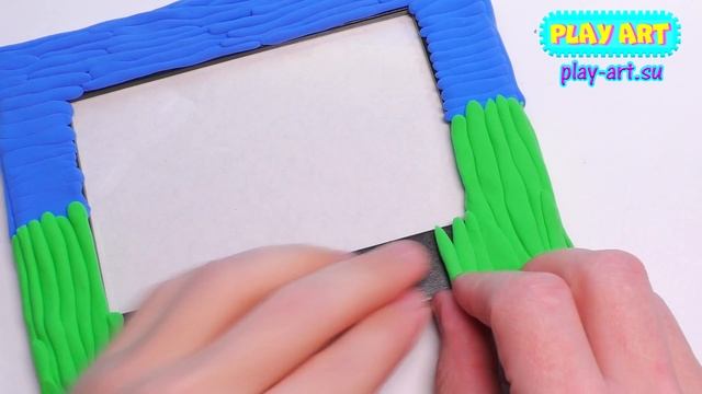 Украшаем фоторамку 3D пластилином «PLAY ART» смотреть онлайн