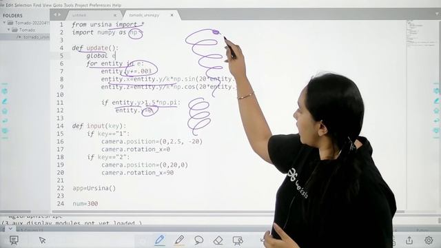 Ursina Projects : Tornado | GeeksforGeeks School смотреть онлайн