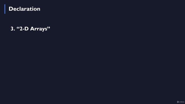 C Programming: 2D Arrays Declaration | Declaration & Initialization of 2-D Array | 2-D Array смотреть онлайн