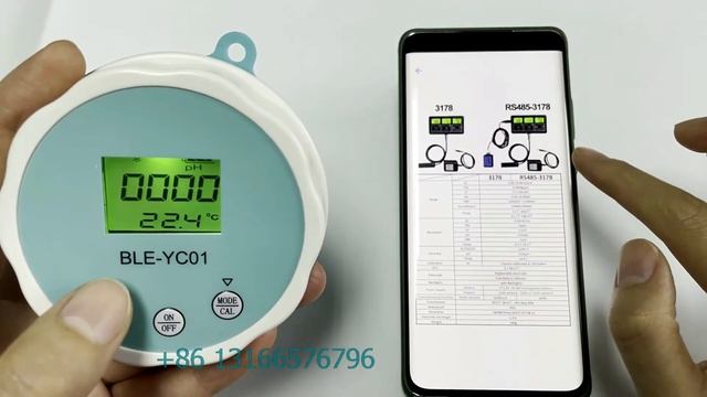 Floating Pool Monitor BLE-YC01 pH CL orp meter operate to Bluetooth connect yinmik app смотреть онлайн