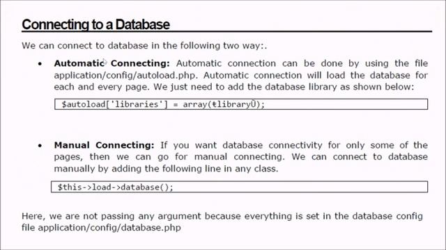CodeIgniter 4 Configuration Autoload and Database in HINDI смотреть онлайн
