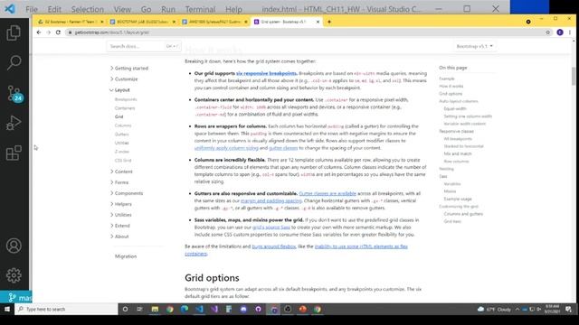Getting Started with Bootstrap смотреть онлайн