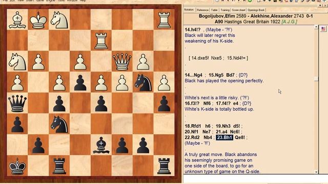 Bogoljubov - Alekhine; Hastings sea-side resort, (England/UK); 1922. смотреть онлайн