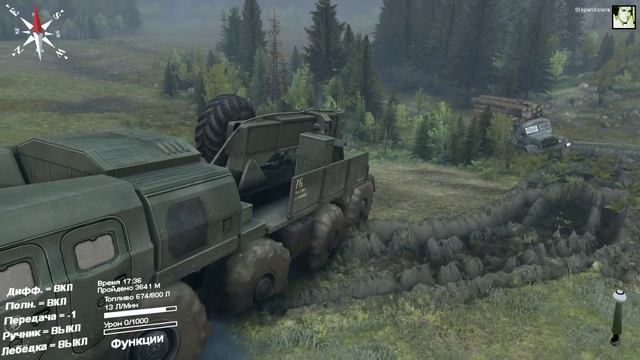 Щепки летят - ч12 SpinTires смотреть онлайн