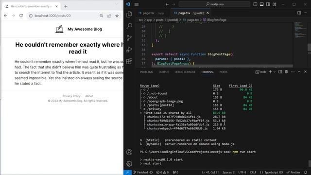 SEO in Next.js 14 - The Ultimate Guide (Metadata, Sitemap, Robots, Google Search Console, Caching) смотреть онлайн