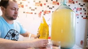 Осветление сахарной браги наполнителем для кошек, бентонит