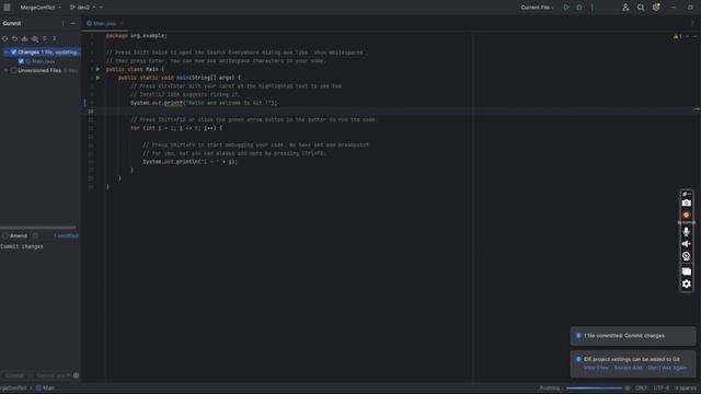 How to resolve Git- merge conflict смотреть онлайн
