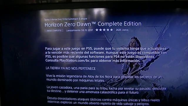PS4 - HORIZON ZERO DAWN (COMPLETE EDITION) A DESAPARECIDO DEL PLAY HAT HOME (19/ABRIL/2021) смотреть онлайн
