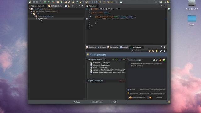 Import existing Eclipse project to GitHub смотреть онлайн