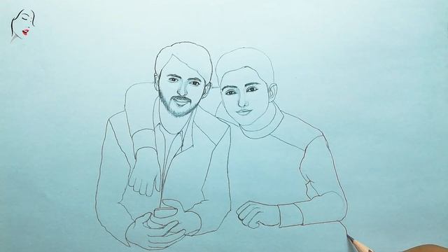 How to Draw a two boy Friends together | Best Friends? | Pencil Sketch Drawing | The Crazy Sketcher смотреть онлайн