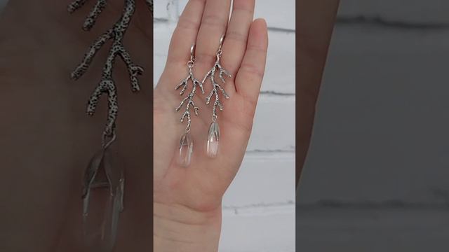 серьги горный хрусталь смотреть онлайн