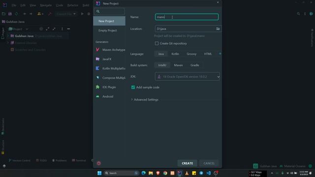 How To Create Project & Write Java Program In IntelliJ IDEA/IntelliJ IDEA Me New Program Kaisa Likh смотреть онлайн