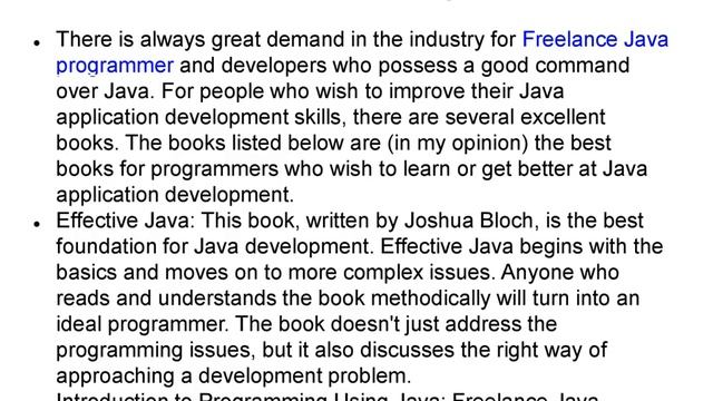 Freelance Java Programmer смотреть онлайн