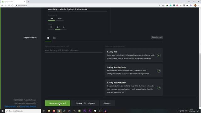 Spring Initializr Tutorial смотреть онлайн