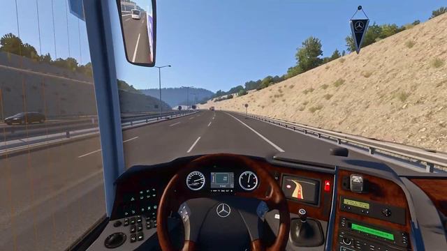 TRAVEGO İSTANBUL-BOLU! (Ets 2 1.49 Mercedes-Benz Travego 17 Rampage Drive RS Direksiyon Seti) смотреть онлайн