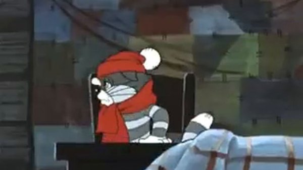 зима в Простоквашино