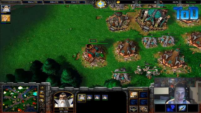 Warcraft III #248 - ToD & Grubby 2v2 vs Orc&NightElf (Gnoll Woods) смотреть онлайн