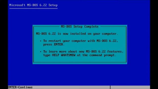 Установка MS DOS 6.22 + Norton Comander смотреть онлайн