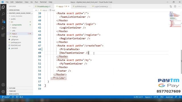 Private Route ReactJS - MERN Hiring Challege - Hindi смотреть онлайн