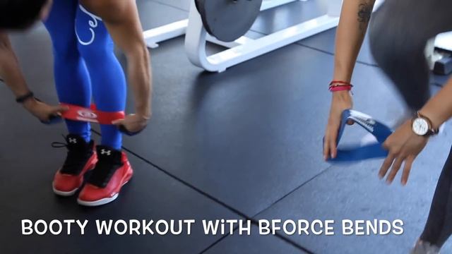 Суперсет для ягодичных с резинкой Bforce bend booty workout смотреть онлайн