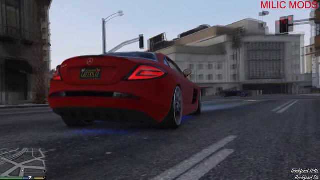 GTA V PC MODS Mercedes-Benz SLR 2005 смотреть онлайн