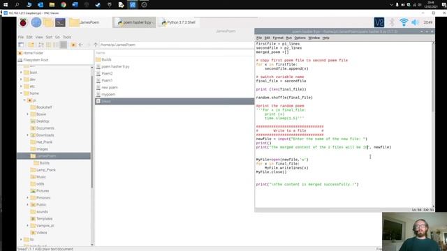 How to combine two poems using Python code смотреть онлайн