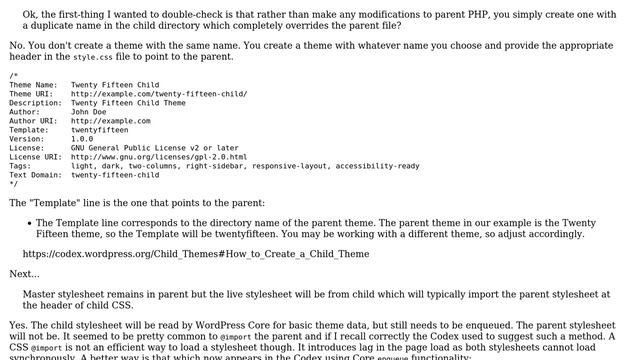 Do we need to change our child function.php to require/include child dir files when we add an... смотреть онлайн