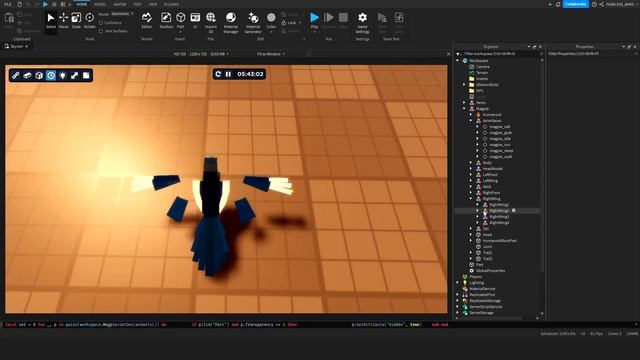 Skyven - Bird Character Creation And Animation Timelapse | Roblox Studio