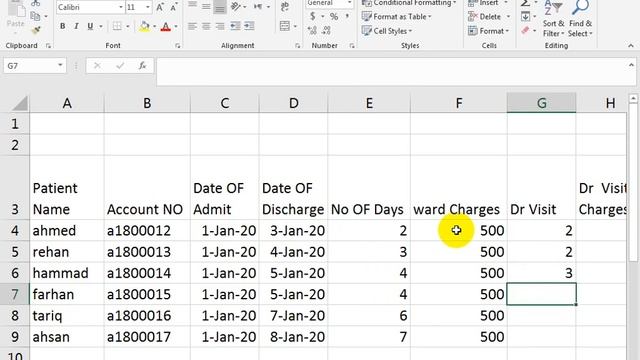 how to make hospital billing Statement Sheet in Excel смотреть онлайн