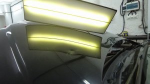 PDR Ремонт растянутой вмятины - хлопуна без покраски