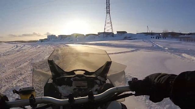 Первый сезон, мой первый выезд на снегоходе Scandic 600 EFI