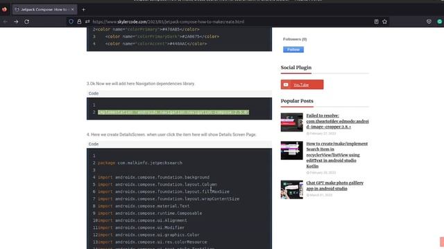 jetpack compose using search view in android studio/search TextFeld in list compose android jetpack смотреть онлайн