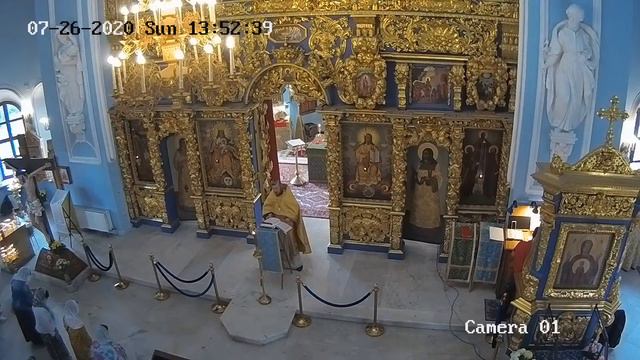 26 июля. Неделя 7-я по Пятидесятнице. Литургия смотреть онлайн