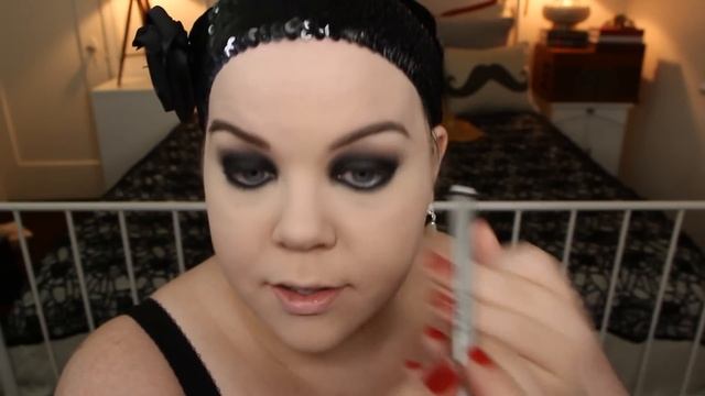 1920s Makeup Plus Size Flapper Halloween Tutorial смотреть онлайн