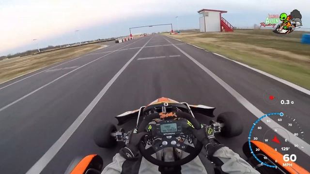 First Time Driving A Two Speed (DD2) Kart!