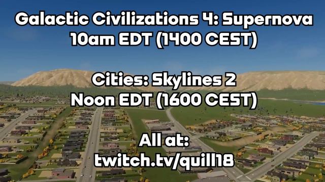 DOUBLE MEGA STREAM: GalCiv4 & Cities: Skylines 2 смотреть онлайн