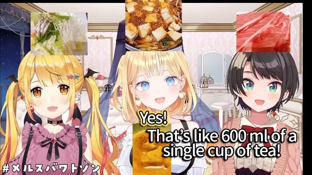Ame tells Subaru and Mel that everything is BEEG in US compared to Japan 【EngSub】 смотреть онлайн