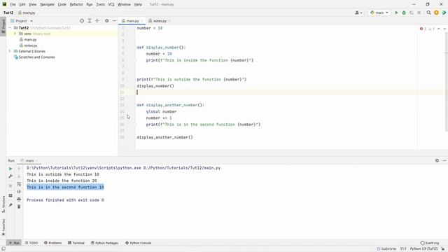 Python programming for beginners: Python Variable Scope and constants смотреть онлайн