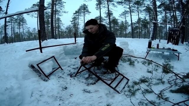 Тофалар 600 сломан. Попали в наледь. Взяли щуку. смотреть онлайн