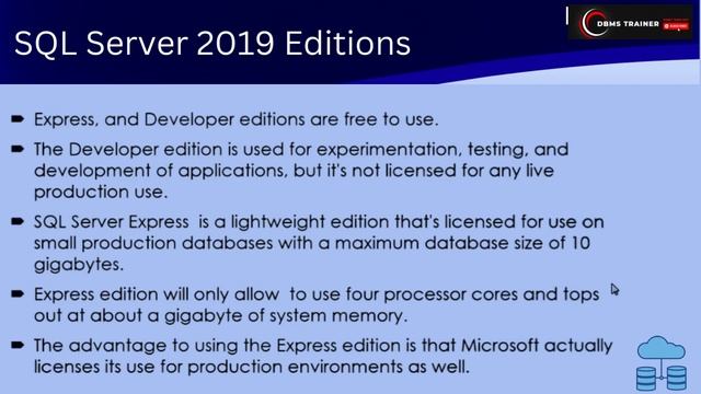 #sqlserver Server Installation || Video10 || DBMS Trainer смотреть онлайн