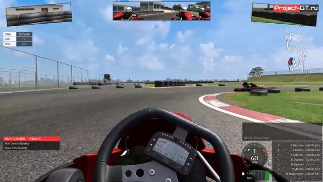 Automobilista - PGT Kart Racing 2018 - R02 Interlagos смотреть онлайн