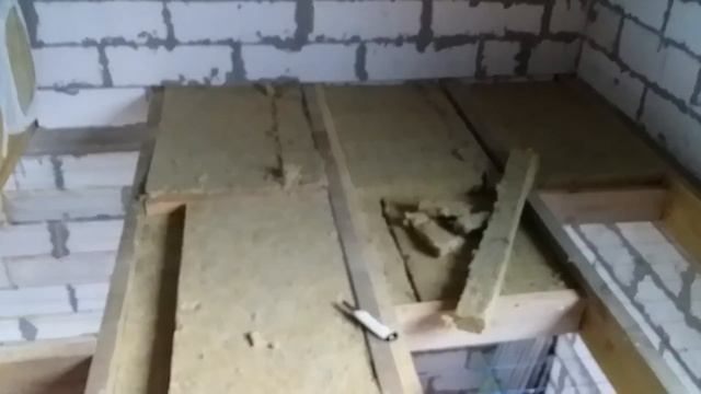 делаем пол на втором этаже