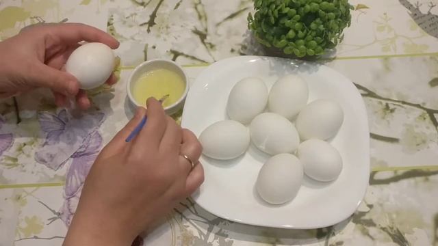 Декупаж Пасхальных яиц.