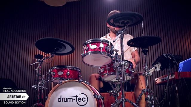 drum-tec diabolo 3 HOTSPOTLESS e-drums with Roland TD-17 | Traveller Kit смотреть онлайн