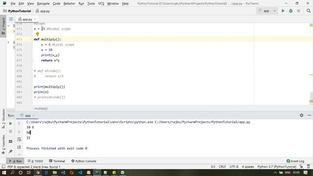 Python Tutorial - Part 29 - Variable Scope | Python for Beginners | Learn Python смотреть онлайн