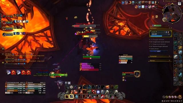 Alter: Neltharus 19 Fury warrior POV, this is how you use chains!, dragonflight 10.1 Mythic + смотреть онлайн