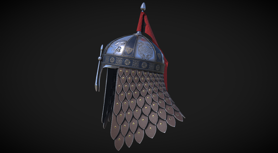 Medieval Helmet 4(шлем) в 3D от Nicu_Tepes_Vulpe