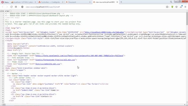 How to Integrate Admin Dashboard Template In Codeigniter 4 Project смотреть онлайн