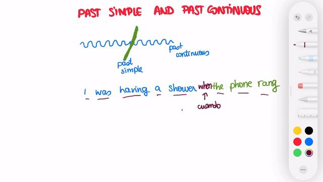 Pasado continuo y pasado simple. Uso de when y while смотреть онлайн